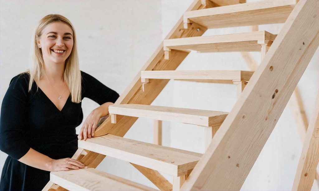 Budowa schodów drewnianych